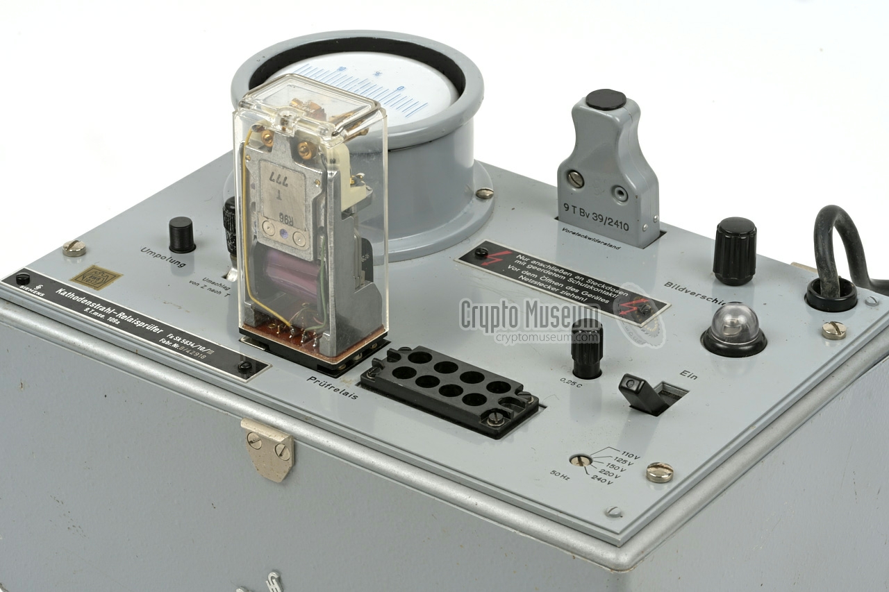 T-109 with plug-in and relay-under-test