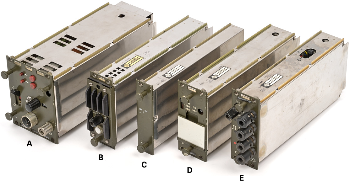 The five modules of the TH-3676